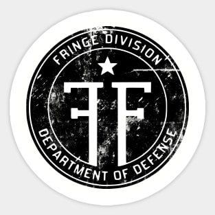 Fringe logo vtge Sticker